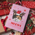 Reindeer Cat Christmas Card